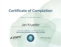 Certified in Pain Reprocessing Therapy by the Pain Psychology Center